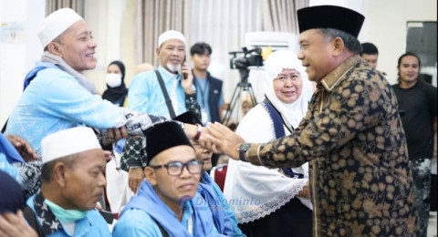Sambut Jemaah Haji Muaro Jambi, Sekda Apresiasi Pelayanan dan Pengabdian Sosial