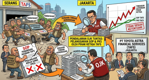 Kasus Kekerasan Penarikan Agunan TAFS, OJK Selesaikan Pendalaman dan Tegaskan Sanksi