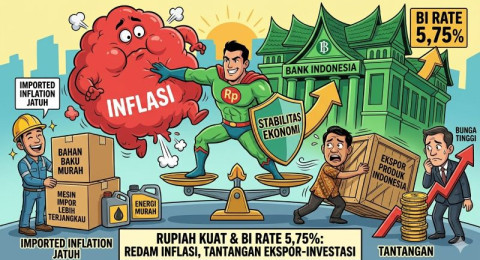 BI Rate 5,75 Persen dan Rupiah Menguat, Produktivitas Industri Menjadi Faktor Penopang Pertumbuhan