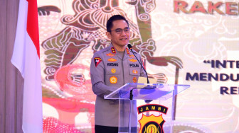 Kapolda Jambi Resmi Buka Rakernis Fungsi Intelkam Tahun 2026, Tekankan Deteksi Dini dan Penguatan Sinergi