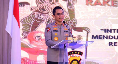 Kapolda Jambi Resmi Buka Rakernis Fungsi Intelkam Tahun 2026, Tekankan Deteksi Dini dan Penguatan Sinergi