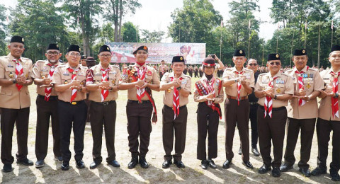 Gubernur Jambi Tegaskan Jambore Pramuka Wadah Penggemblengan Karakter