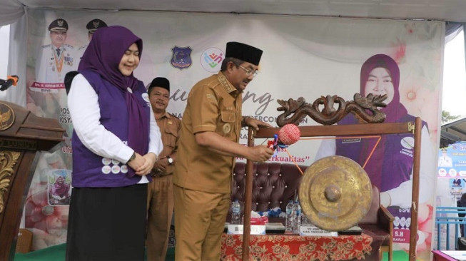 Posyandu Cempaka II Pematang Lumut Jadi Percontohan Pelayanan 6 SPM