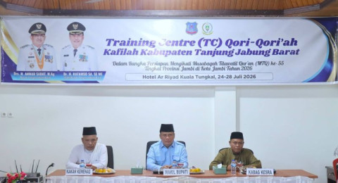 Soroti Waktu Persiapan Singkat, Wabup Katamso Tekankan Mental dan Disiplin Kafilah Tanjabbar