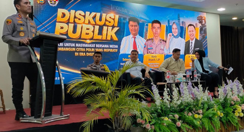 Polda Jambi Gelar Diskusi Publik, Perkuat Sinergi dengan Media Bangun Citra Polri Inspiratif di Era Digital