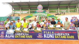 Sekda Batang Hari Resmi Tutup Jambi Junior League 2026, Harapkan Lahir Bibit Pesepak Bola Berprestasi