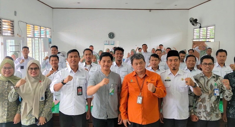 Sosialisasi manfaat dan pentingnya BPJS Ketenagakerjaan bagi keluarga penerima Program Keluarga Harapan di Kabupaten Batang Hari, Rabu | foto : ns