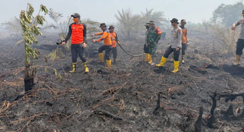 Polda Jambi Pastikan Penanganan Karhutla Sungai Gelam Maksimal