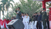 Gubernur Al Haris dan Forkopimda Hadiri Upacara Penurunan Bendera dengan Khidmat, Sampaikan Ucapan Terima Kasih