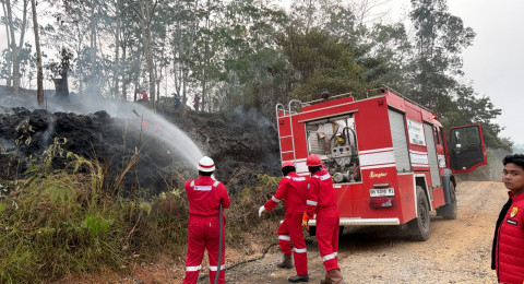 Pertamina EP Bantu Padamkan Lima Titik Kebakaran Lahan di Jambi