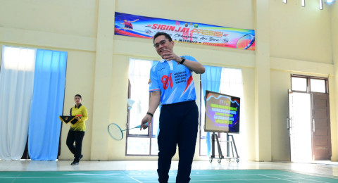 Kapolda Jambi Resmikan Lapangan Bulutangkis Siginjai Presisi dan Buka Turnamen Kapolda Cup 2026
