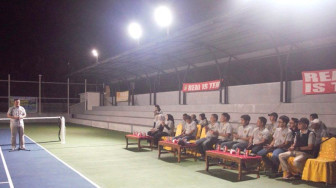 Wakil Bupati Tanjabbar Buka Kejuaraan Tenis Pelti Cup 2026