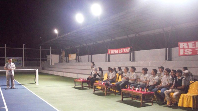Wakil Bupati Tanjabbar Buka Kejuaraan Tenis Pelti Cup 2026