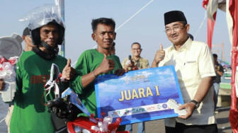 Balap Pompong Meriahkan HUT Kemerdekaan RI dan Hari Jadi Tanjung Jabung Barat