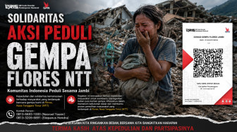 Komunitas Indonesia Peduli Sesama Gelar Aksi Penggalangan Dana di Kota Jambi untuk Korban Gempa NTT