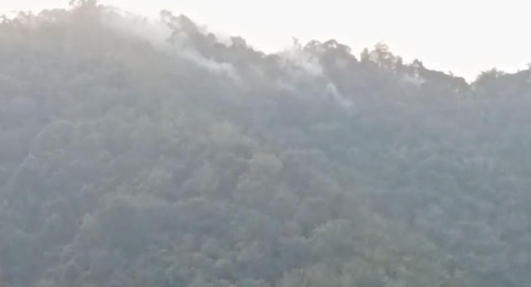 Hari ke-11 Kebakaran Lahan di Siau, Tim Karhutla Masih Kesulitan Padamkan Api