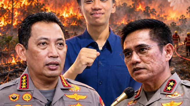Api Meluas, Asap Mengepul, Efandra: Janji Presiden, Kapolda dan Danrem yang Tidak Mampu Atasi Karhutla akan Dicopot..?