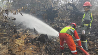 Aksi Cepat Tanggap, Tim Fire Station SKK Migas PetroChina Ikut Amankan Karhutla di Jambi