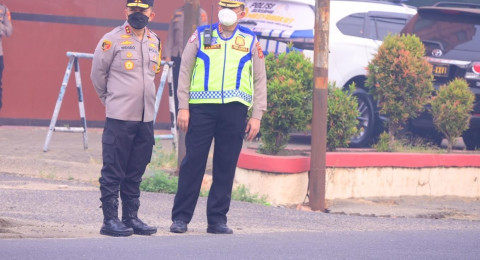 Kapolda Jambi dan Wakapolda Turun Langsung Atur Lalu Lintas, Wujud Nyata Polisi Bersama Masyarakat
