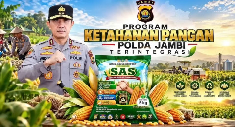 Polda Jambi Dorong Ketahanan Pangan melalui Benih Jagung Siginjai Andalan Swasembada dan Inovasi Zero Waste