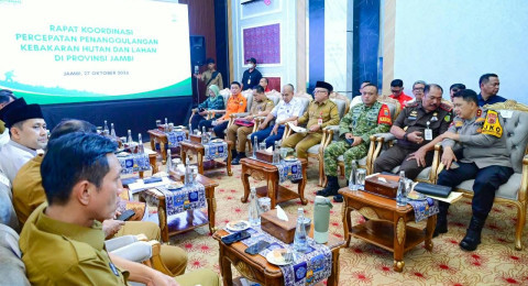 Kapolda Jambi Tegaskan Sinergi Lintas Sektor Tangani Karhutla, Dorong Penegakan Hukum dan Pemulihan Lingkungan