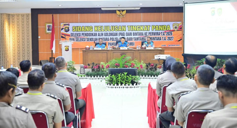 Kapolda Jambi Pimpin Sidang Kelulusan PAG 2026 dan SBP 2027, Tekankan Seleksi yang Profesional dan Berintegritas