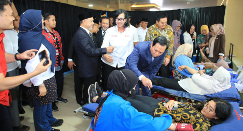 DPD RI Gandeng PMI Gelar Aksi Donor Darah Massal di HUT ke-22