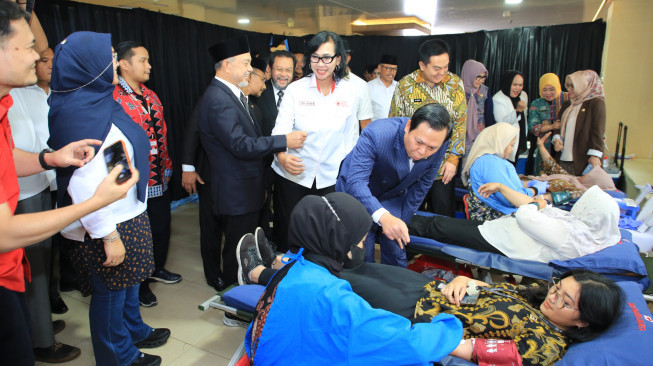 DPD RI Gandeng PMI Gelar Aksi Donor Darah Massal di HUT ke-22