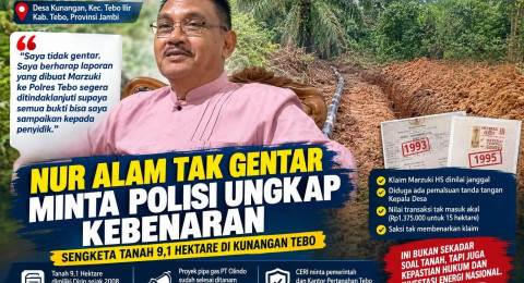 Berebut Cuan di Kunangan, Saling Klaim Lahan Antara Marzuki dan Nur Alamsyah.