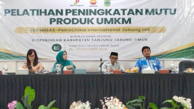 Gelar Pelatihan Mutu Produk bagi 25 UMKM Tanjabtim, SKK Migas-PetroChina Gandeng Pakar Denasty Academy