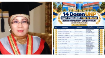 Luar Biasa UNP itu, Prof. Dr. Festiyed, M.SI Raih Rangking Pertama Dunia Bidang Riset versi Scholarly Index serta 13 Dosen Lainnya Raih Peringkat Pertama Nasional